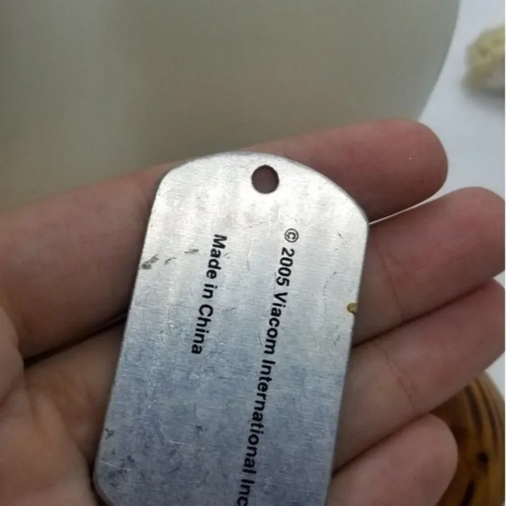 Spongebob police pants dog tag collectible vintage‎